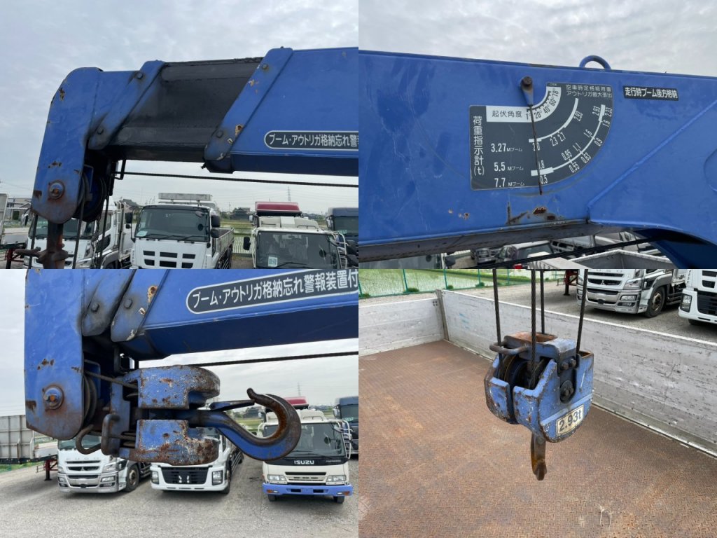 いすゞ 中型増トンワイド フォワード クレーン３段 PKG-FSR34S2