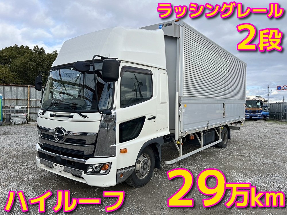 日野 中型ワイド レンジャー アルミウィング 2KG-FD2ABA