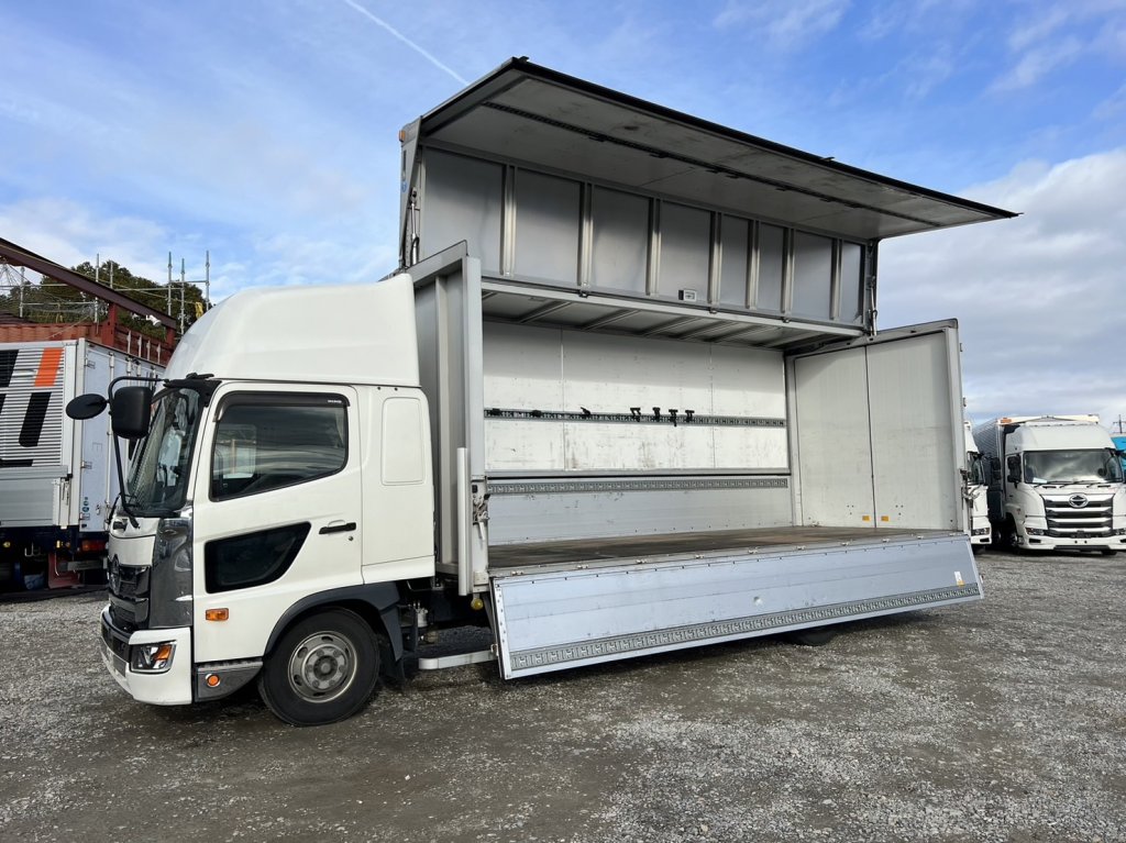 日野 中型ワイド レンジャー アルミウィング 2KG-FD2ABA