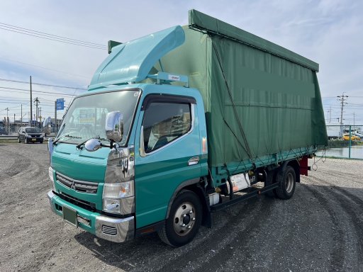 三菱 小型ワイド キャンター カーテン車