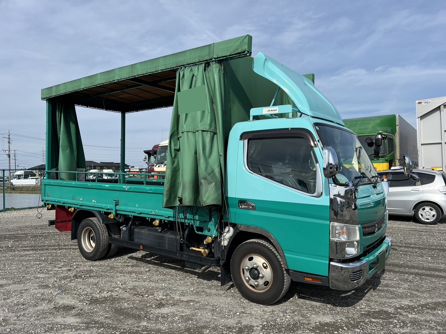 三菱 小型ワイド キャンター カーテン車 TKG-FEB50