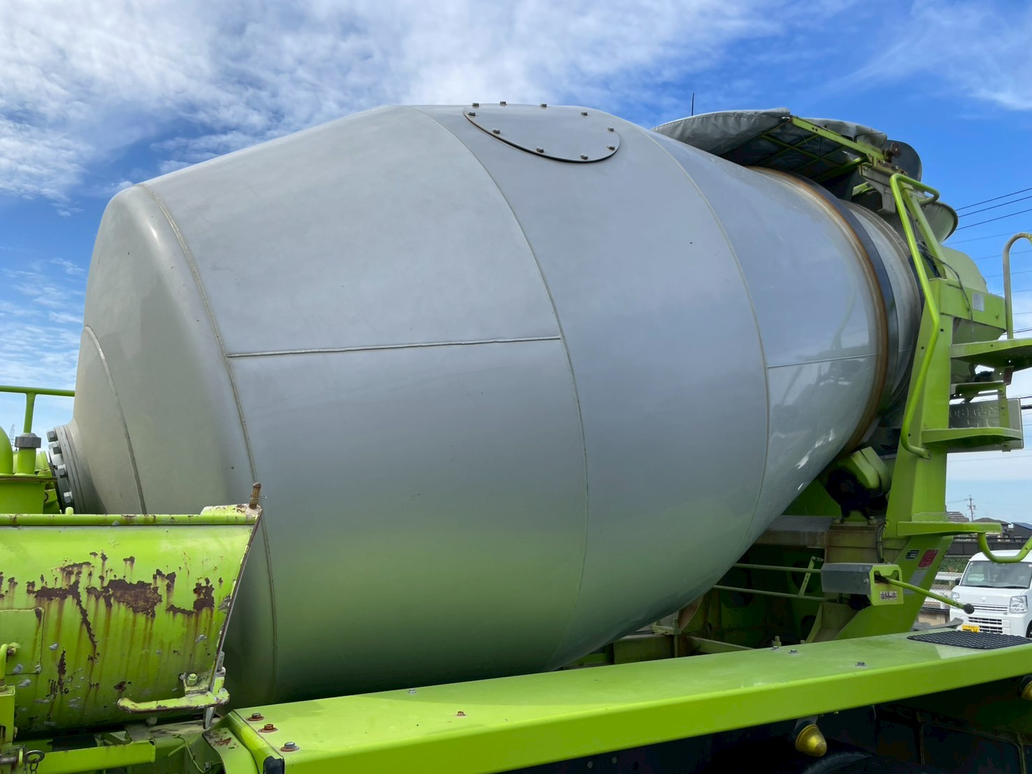 いすゞ 大型 ギガ コンクリートミキサー車 LKG-CXZ77AT