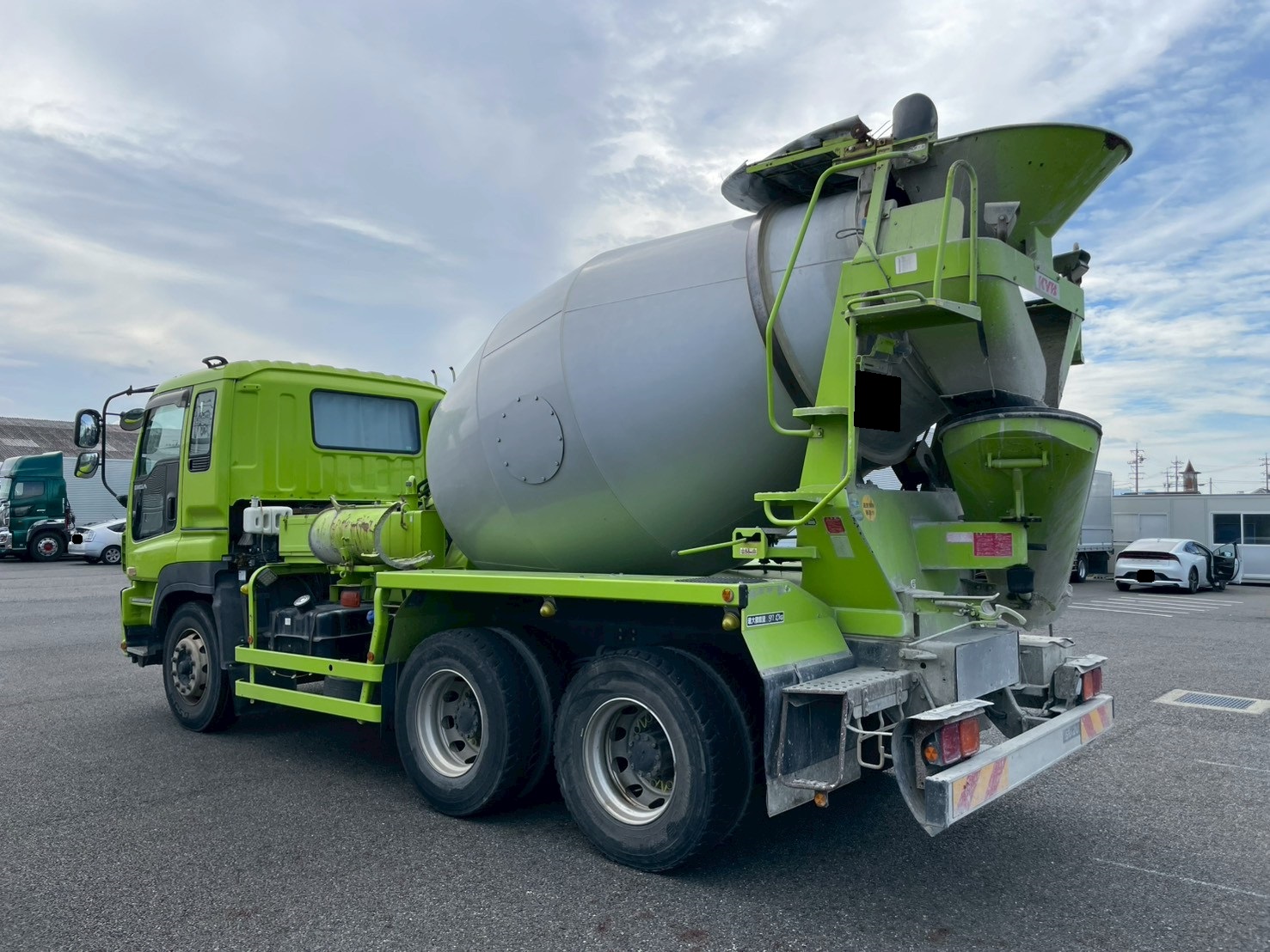 いすゞ 大型 ギガ コンクリートミキサー車 LKG-CXZ77AT