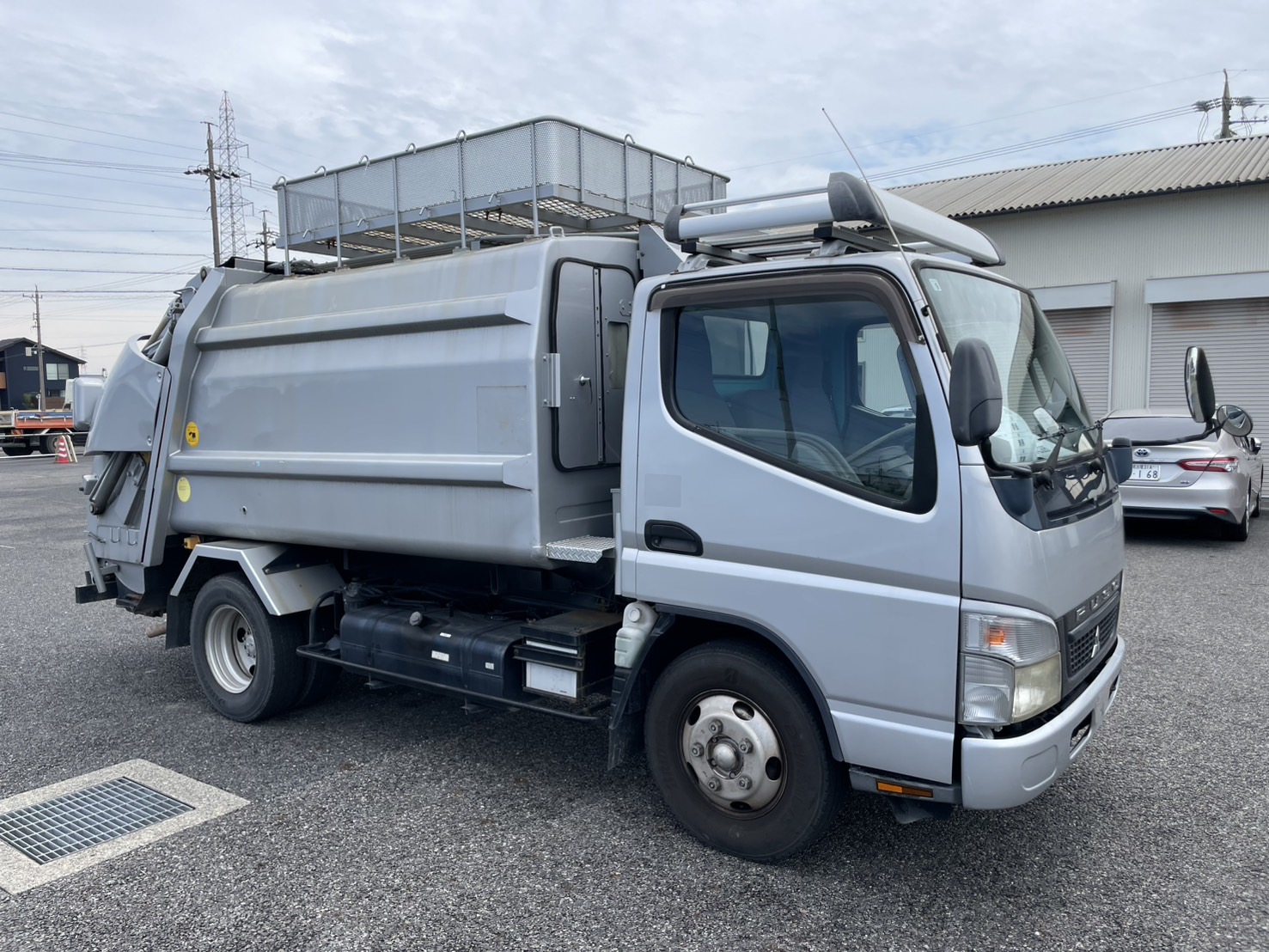 三菱 小型標準 キャンター パッカー車 PDG-FE73D