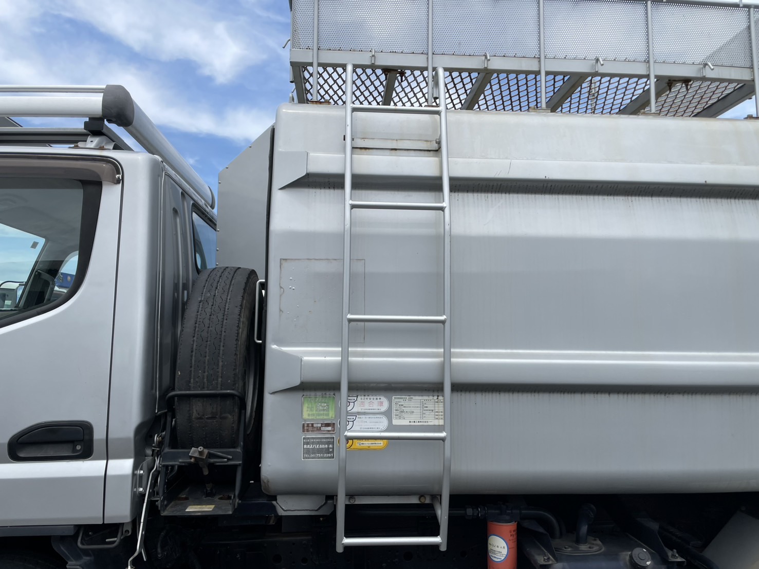 三菱 小型標準 キャンター パッカー車 PDG-FE73D