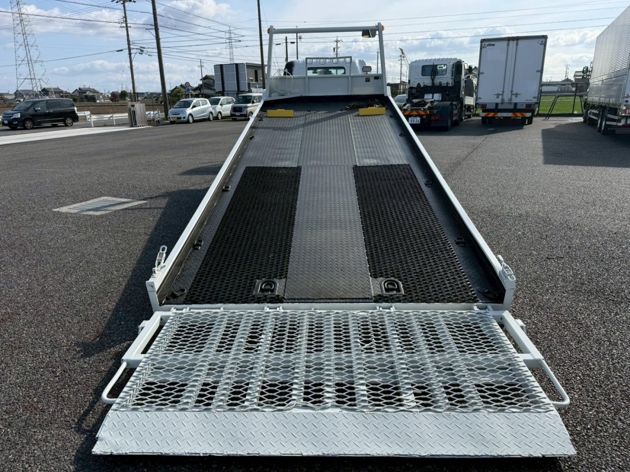 日野 小型ワイド デュトロ キャリアカー KK-XZU421M