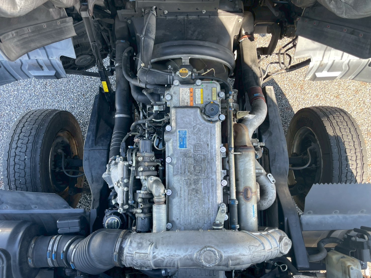 三菱 中型ワイド  アルミウィング PDG-FK71F