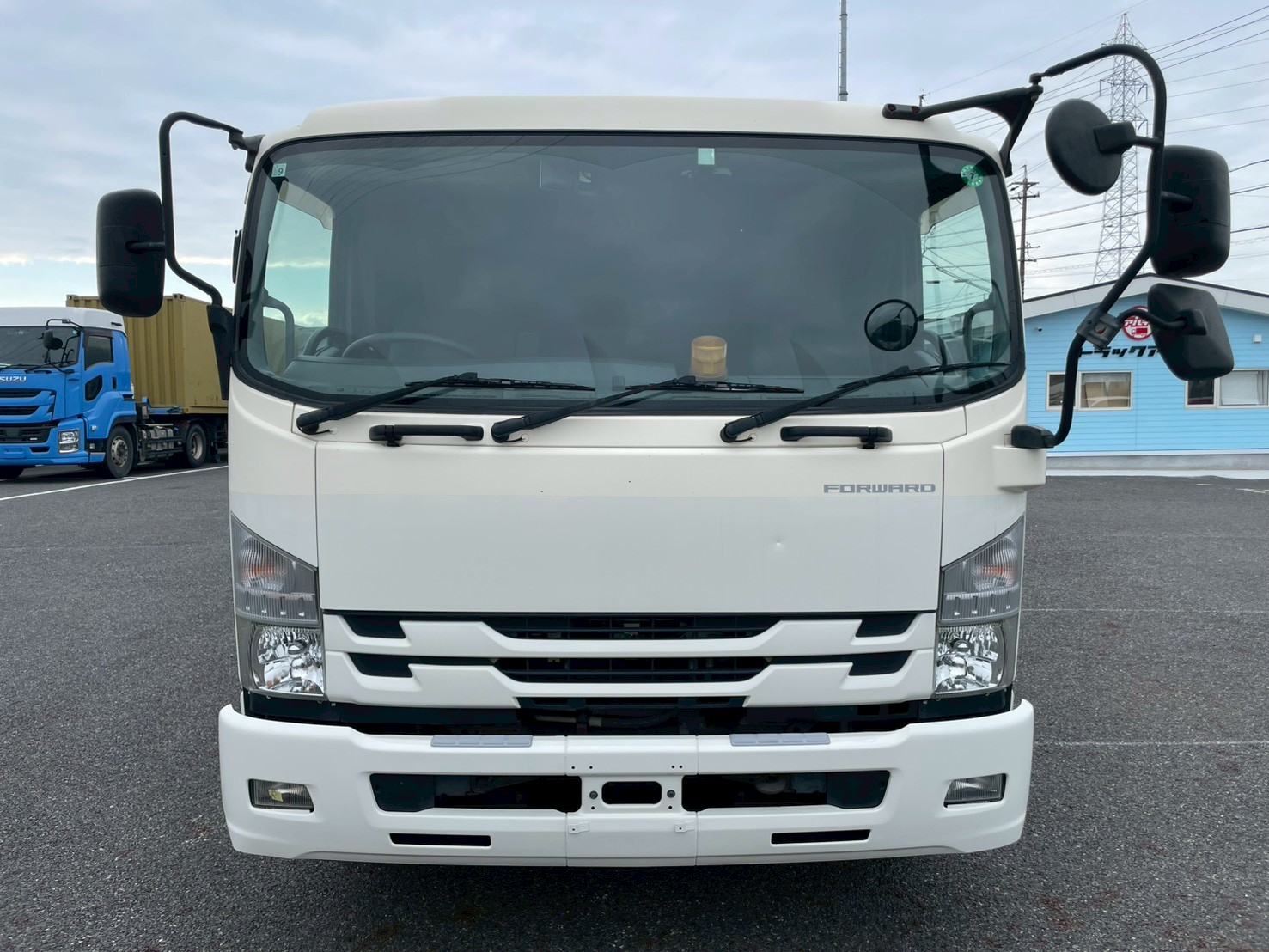 いすゞ 中型増トンワイド  クレーン４段 QKG-FTR34S2