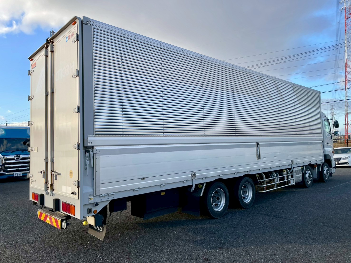 日野 10t超  アルミウィング QPG-FW1EZEG