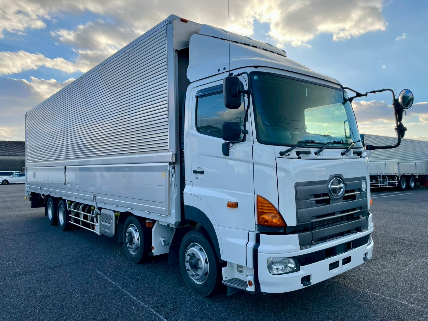 日野 10t超  アルミウィング QPG-FW1EZEG