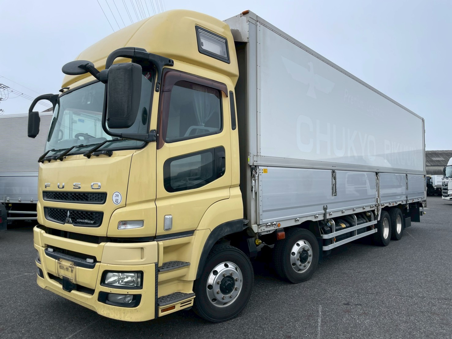 三菱 10t超  アルミウィング QKG-FS54VZ