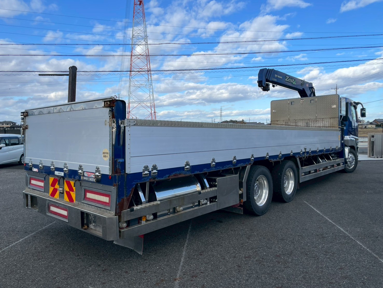 三菱 10t超  クレーン４段 QPG-FV64VZ