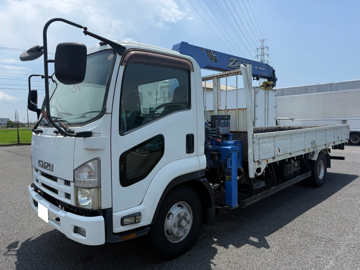 いすゞ 中型標準  クレーン４段 PKG-FRR90S1