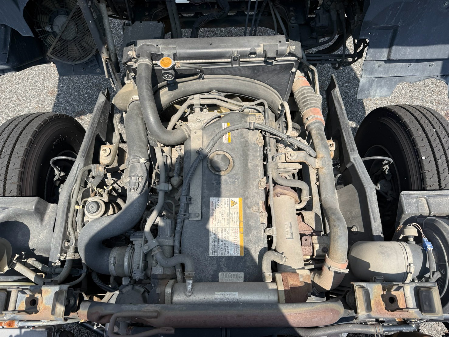 いすゞ 中型標準  クレーン４段 PKG-FRR90S1
