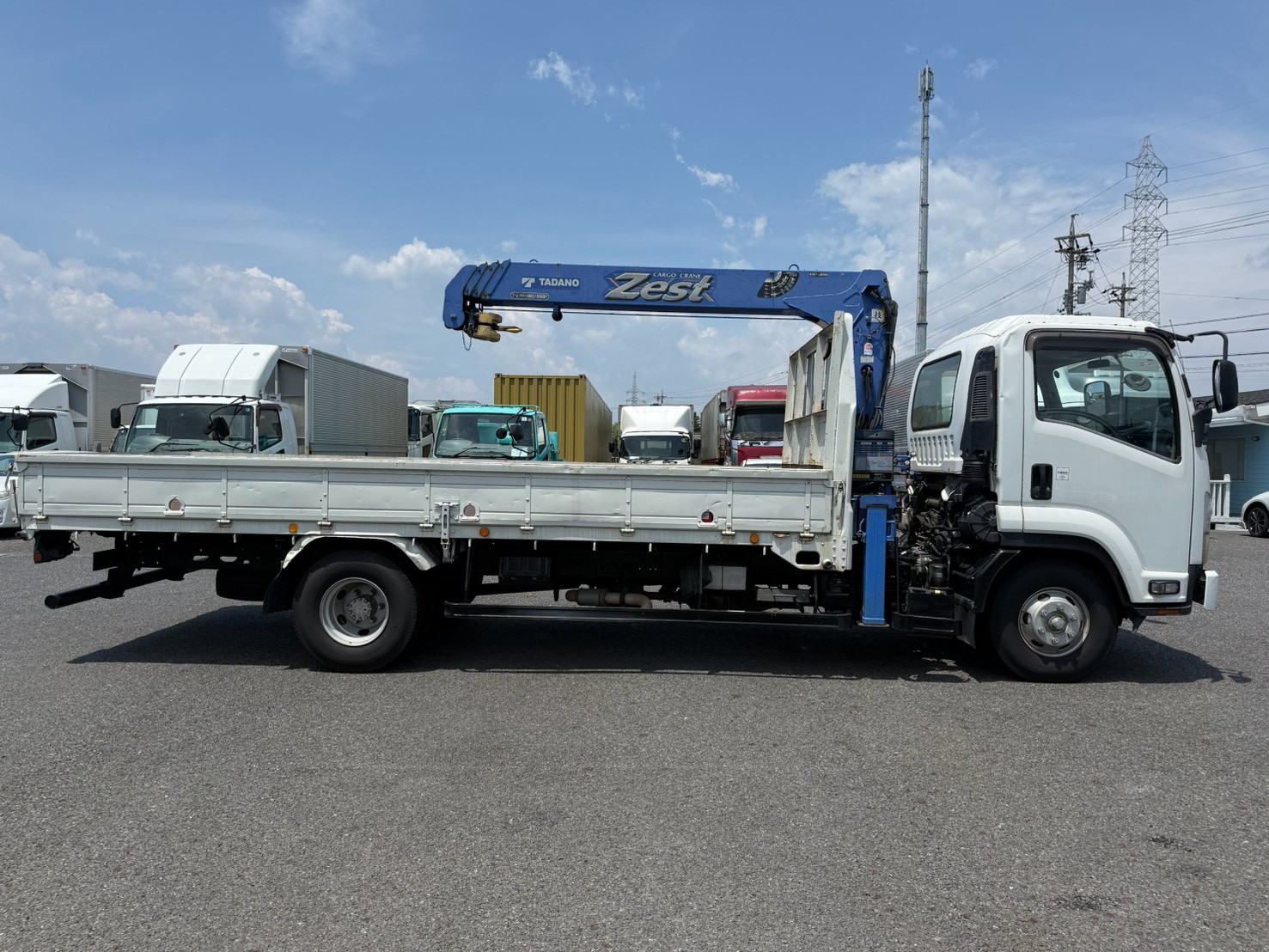 いすゞ 中型標準  クレーン４段 PKG-FRR90S1