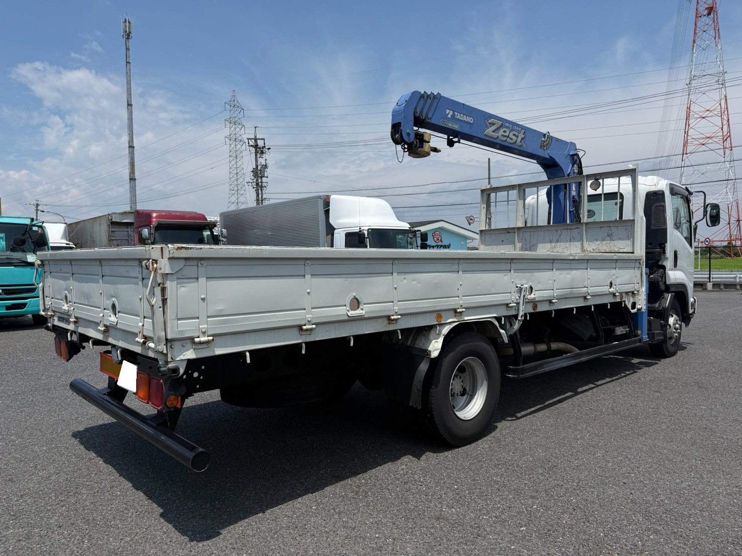 いすゞ 中型標準  クレーン４段 PKG-FRR90S1