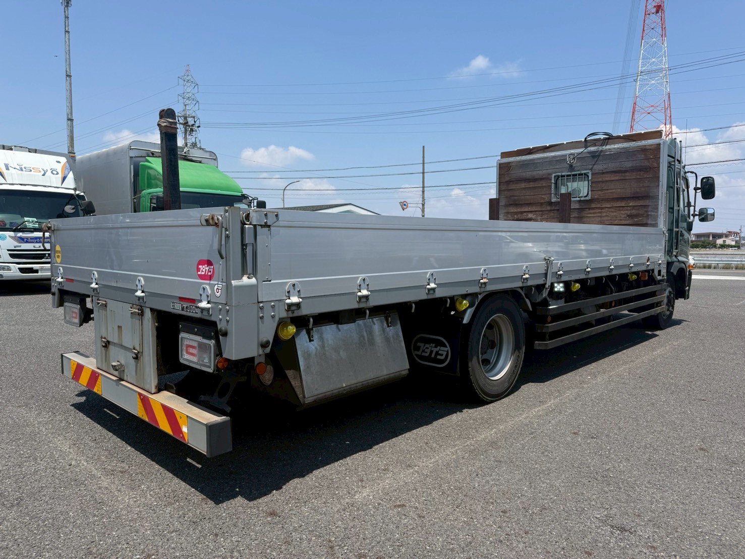 日野 中型増トンワイド  平ボディ 2PG-FE2ABG